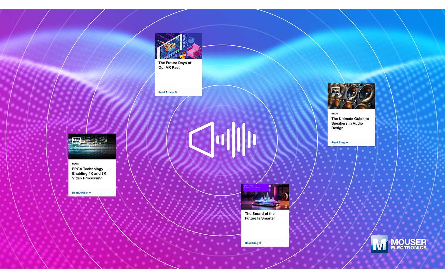 Thumbnail for Mouser Amplifies Listening Experience With Extensive Audio/Video Resource Center