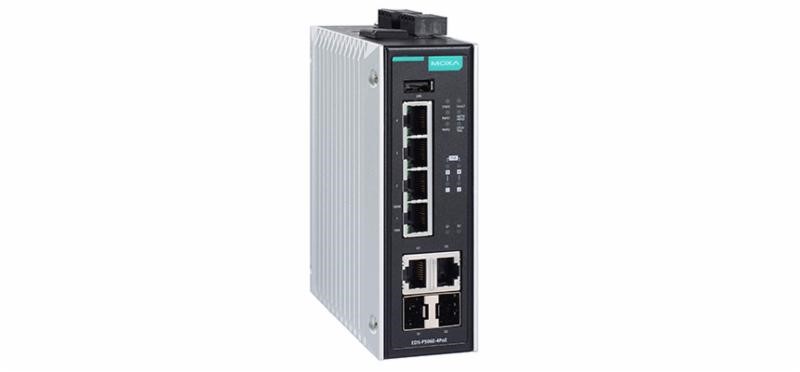 Moxa announces EDS-P506E-4PoE series of PoE switches