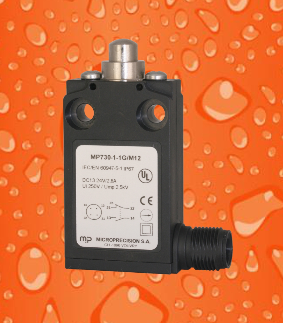 Microprecision adds M12 Connector for MP700 limit switch series
