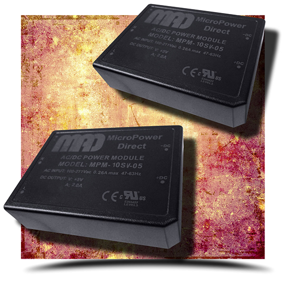 MicroPower Direct releases MPM-10SV of 10W AC/DC power supplies
