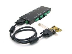 Aaxeon Releases MSC-208C RS-232/422/485 PCI Express Card