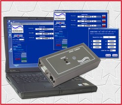User Interface Displays Signal Conditioner Data