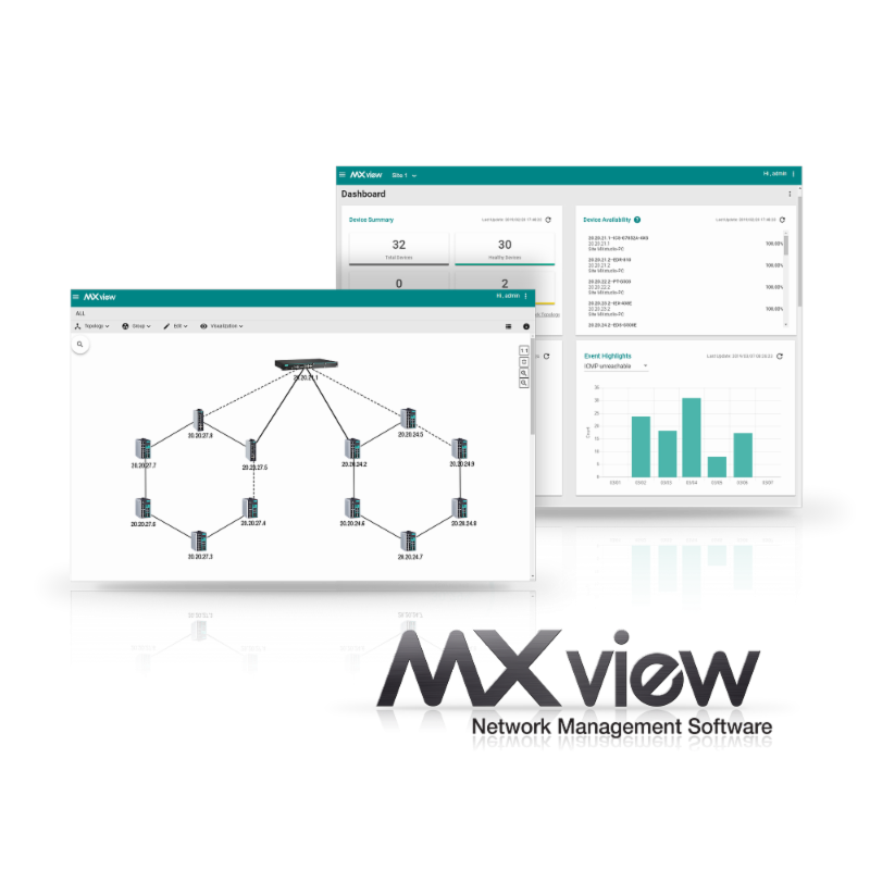 Moxa releases enhanced MXview industrial network management software
