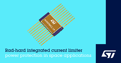 STMicroelectronics introduces RHRPMICL1A radiation-hardened, programmable integrated current limiter