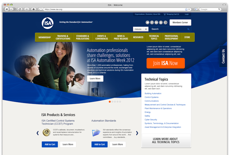 Great things to come: ISA’s new website