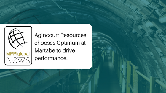 Agincourt Resources chooses Optimum to drive performance