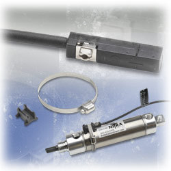Magnetic Position Switches for NITRA Pneumatic Cylinders; 3-year warranty.