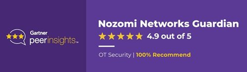 Customers Give Nozomi Networks Top Score in Gartner Peer Reviews