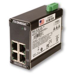 OMEGA Introduces OM-ESW-100 Unmanaged Ethernet Switches