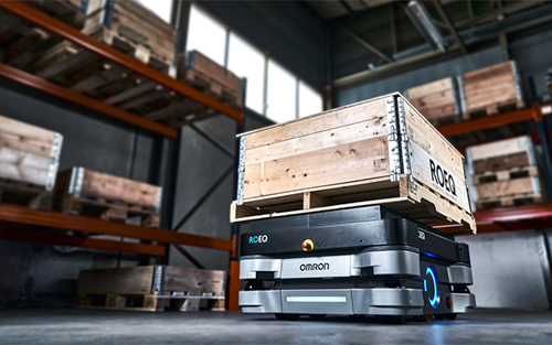 OMRON Launches Integrated Autonomous Mobile Robot Solutions with Lifter and Roller Modules from ROEQ