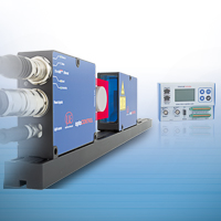 Optical micrometer for large measurement objects
