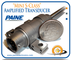 Paine Electronics introduces Mini S-Class pressure transducer