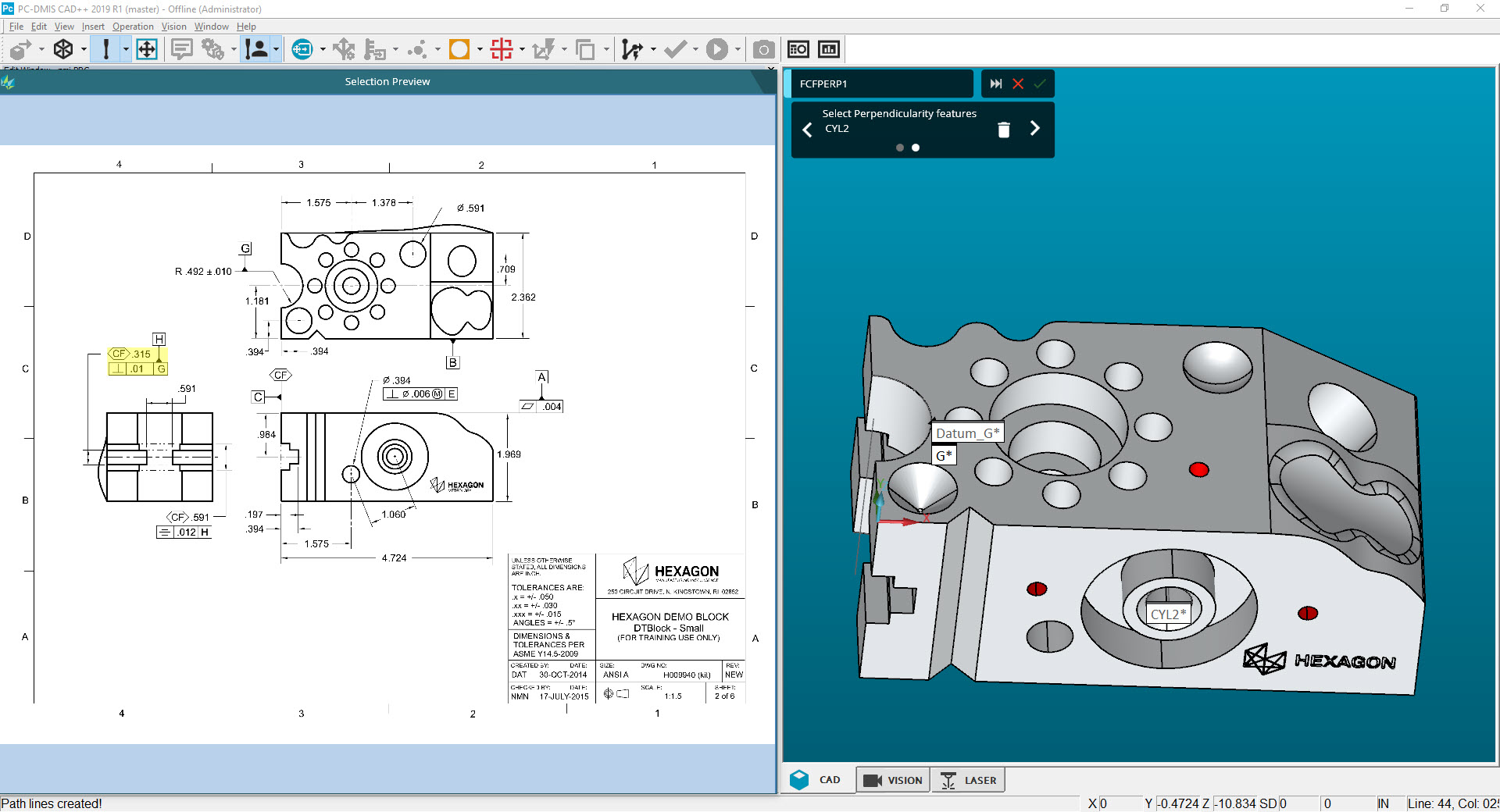 Hexagon’s Manufacturing Intelligence division announces PC-DMIS 2019 R1