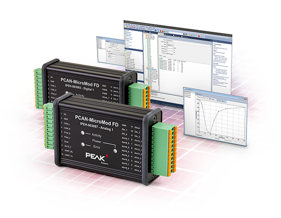 PEAK-System introduces PCAN-MicroMod FD I/O module