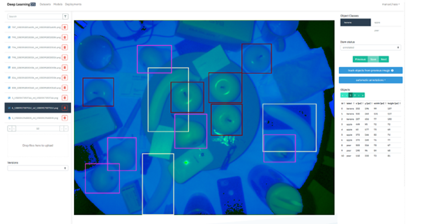 Based on Deep Learning, the vision system consists of a Basler blaze time-of-flight (ToF) camera that can easily be combined with embedded systems from congatec.