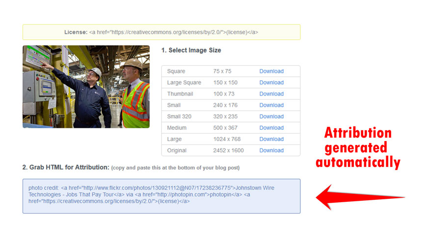 PhotoPin-attribution-feature