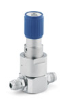 Miniature pressure regulator for high purity gas handling systems