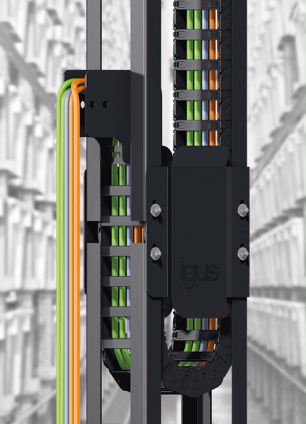 igus introduces guidelite vertical chain systems
