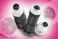 Binder-USA Announces M12 Connectors for Power with T-Coding
