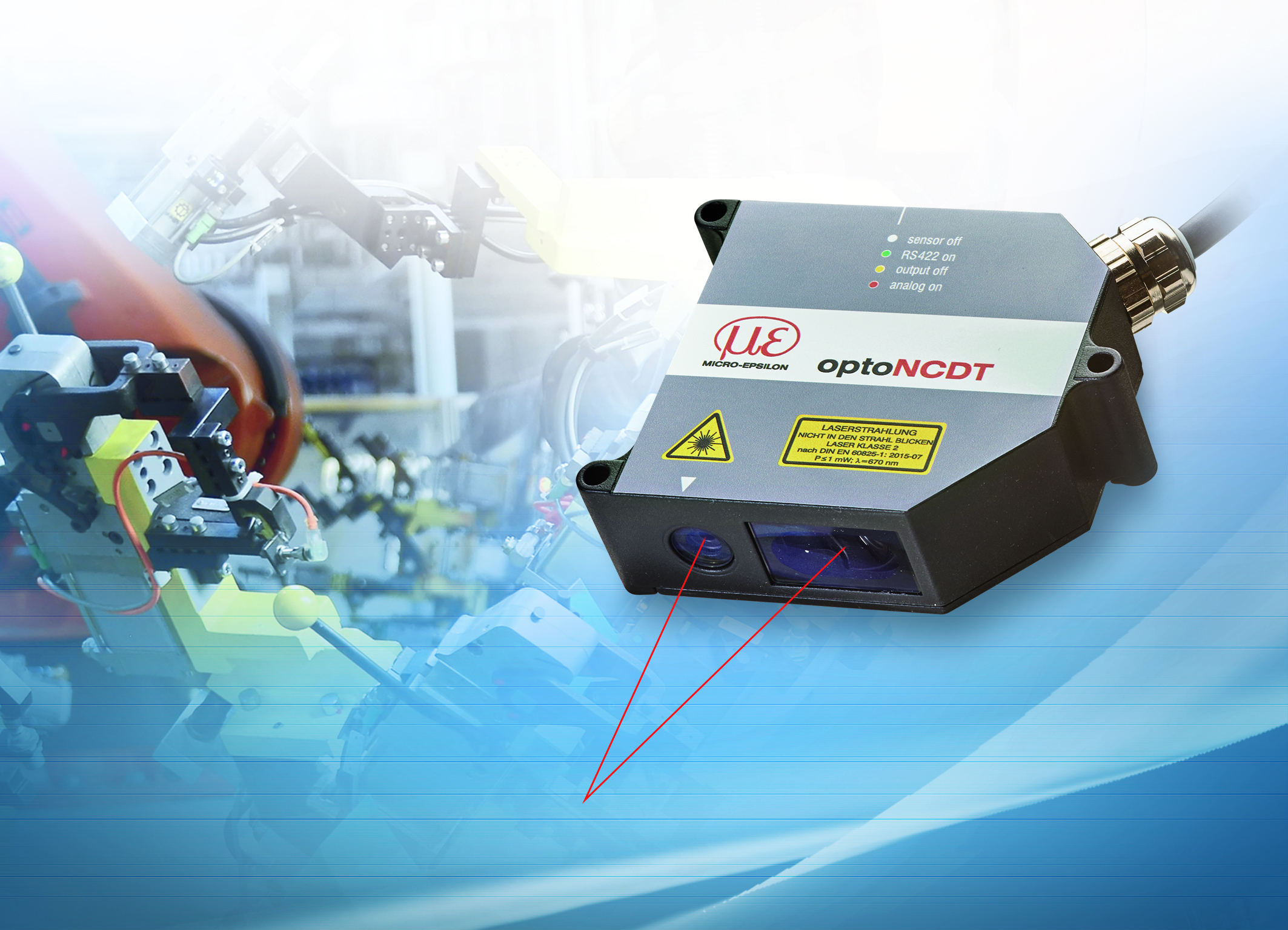 Micro-Epsilon releases optoNCDT 1750 laser sensor for industry & automation