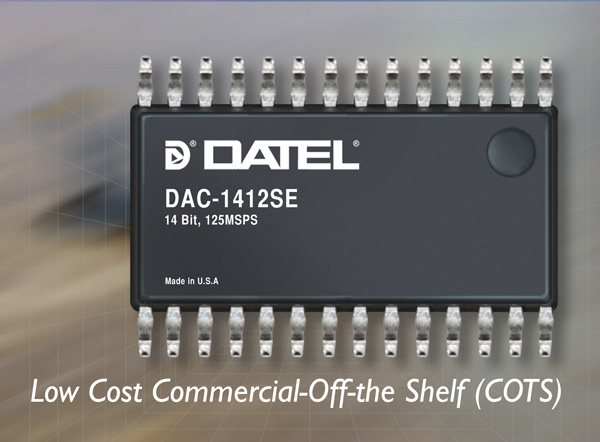 DATEL introduces DAC-1412 series of digital-to-analog converters