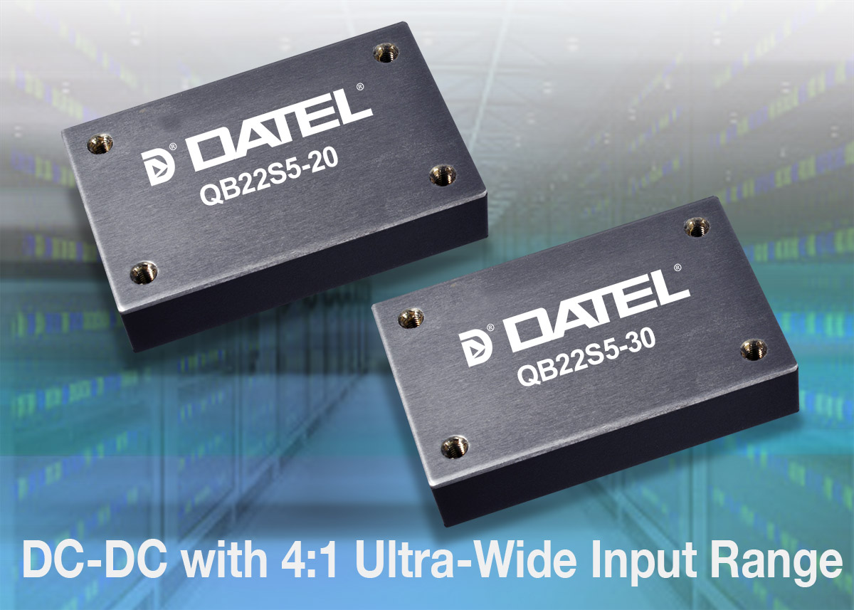 DATEL introduces QB line of DC-DC converters