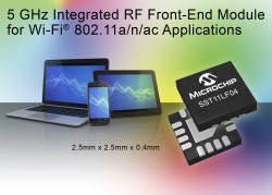 Microchip announces SST11LF04 WLAN Front End Module