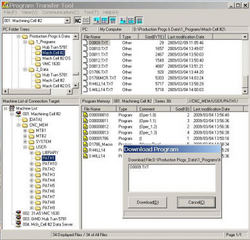 GE Fanuc Drags and Drops CNC Program Transfer Tool