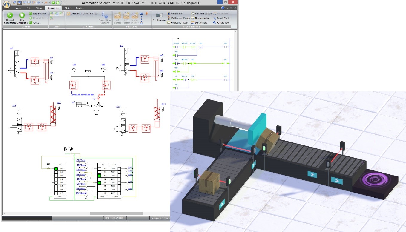 Famic Technologies and Koganei releases pneumatic catalog for Automation Studio