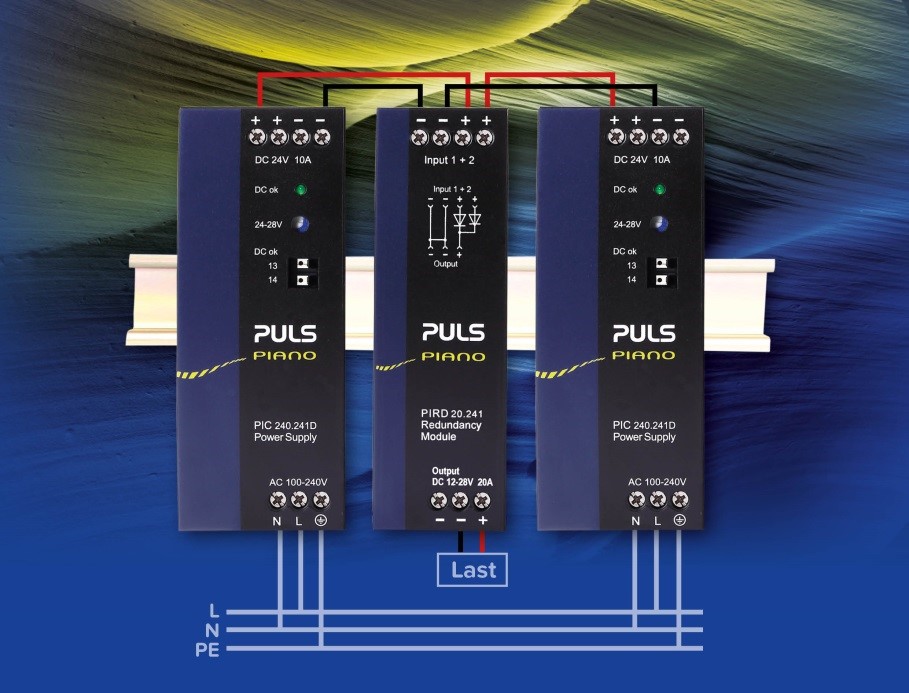 PULS introduces PIRD20.241 diode redundancy module