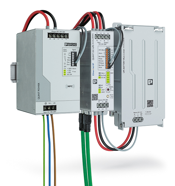 Phoenix Contact announces QUINT DC UPS intelligent modular solution