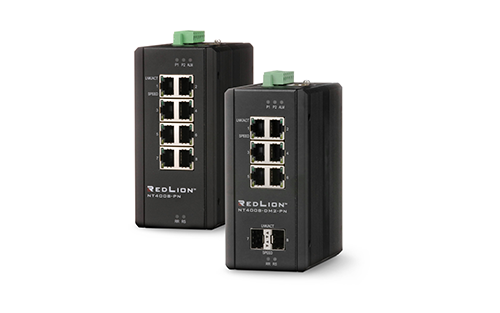 Red Lion Introduces NT4008 Gigabit Layer 2 PROFINET Switches