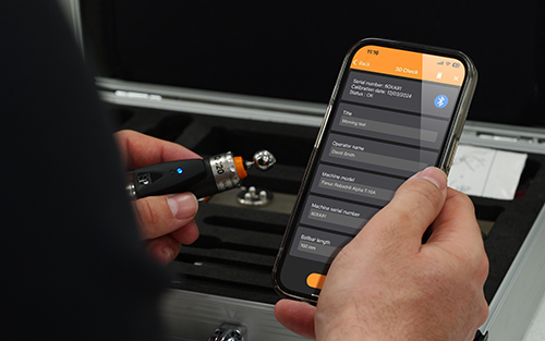 Renishaw Smartphone App for the QC20 Ballbar Enables Quick, Easy Testing for Users of All Levels