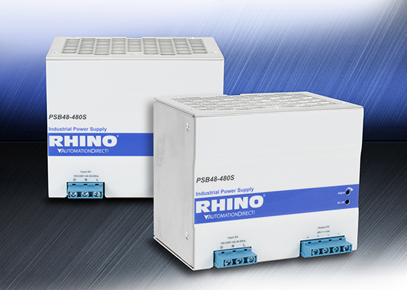 AutomationDirect adds PSB48-480S power supply to RHINO series