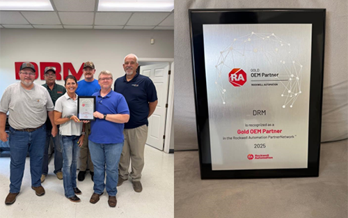 Thumbnail for DRM Earns Gold OEM Partner Status From Rockwell Automation