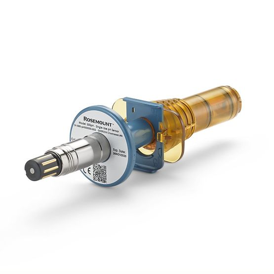 Emerson introduces Rosemount 550pH single-use sensor and Rosemount 550DW dissolved oxygen single-use sensor adapter