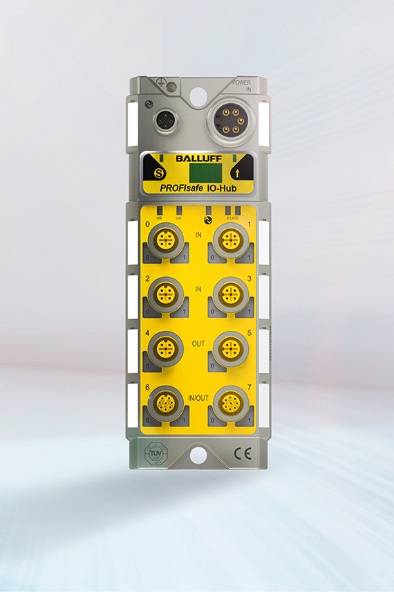 Balluff introduces PROFIsafe IO-Link safety I/O hub