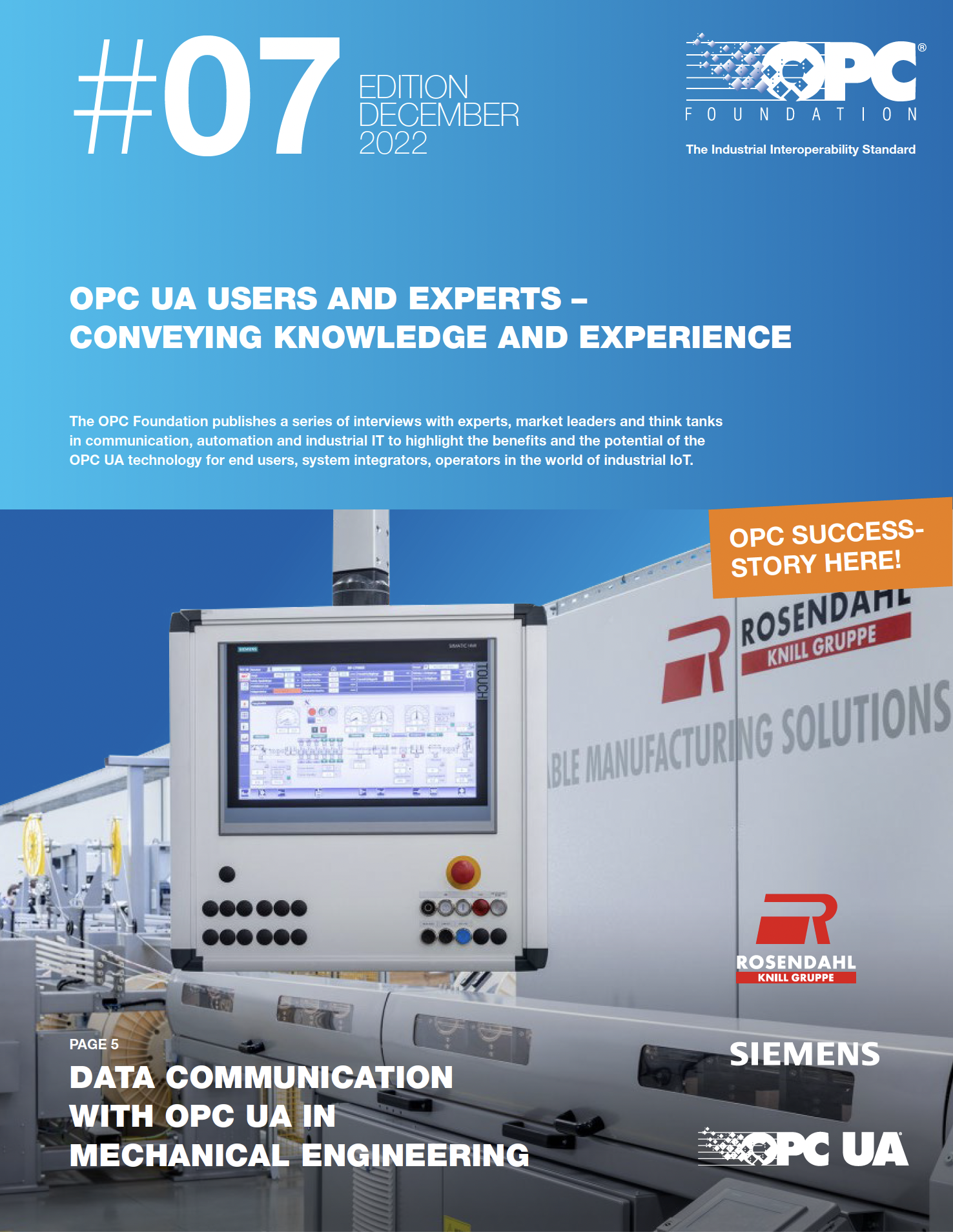 Thumbnail for Ebook: OPC UA Users and Experts–Conveying Knowledge and Experience, 7th Edition