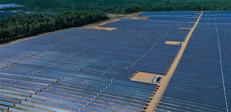 Figure 1: Utility-scale photovoltaic solar power plants are located in many remote locations, and new installations continue at a strong pace.