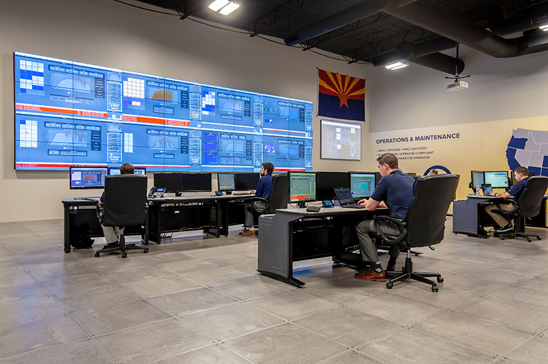 Figure 3: This centralized DEPCOM location houses the enterprise historian and Seeq Server software and enables DEPCOM operators to monitor all plants nationwide on a 24/7 basis, representing a capacity of 5 gigawatts of energy production.