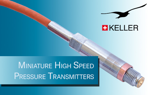 Ultra-fast miniature pressure transducer by KELLER