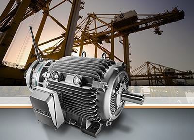 Siemens introduces Simiotics DP crane motors