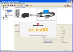 Drive Configuration Made Easy with Baumüller sizemaXX Software