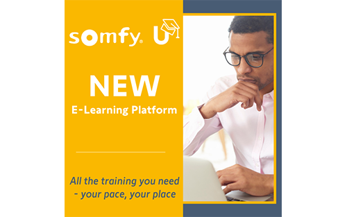 Somfy Unveils all New e-learning Platform: Somfy U