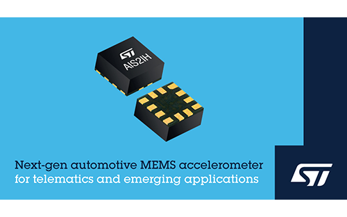 STMicroelectronics Unveils Next-Generation MEMS Accelerometer for High-Performance Automotive Applications