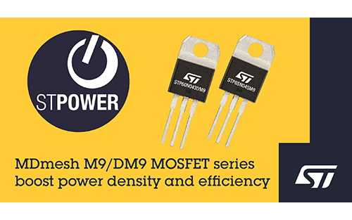STMicroelectronics Launches MDmesh MOSFETs, Raising Power Density and Efficiency