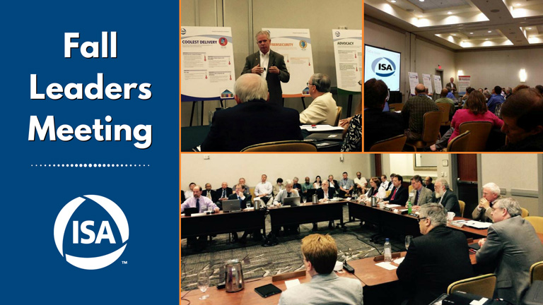 Take Advantage of the Opportunities at ISA’s Fall Leaders Meeting
