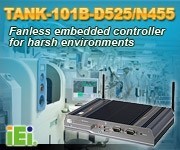 IEI releases TANK-101B-D525/N455 embedded computer