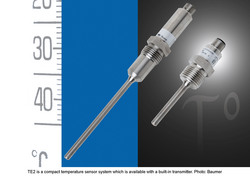 Baumer releases TE2 Temperature sensor and transmitter