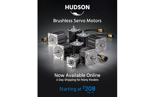 Teknic's Hudson Brushless Servo Motors Now Available Online